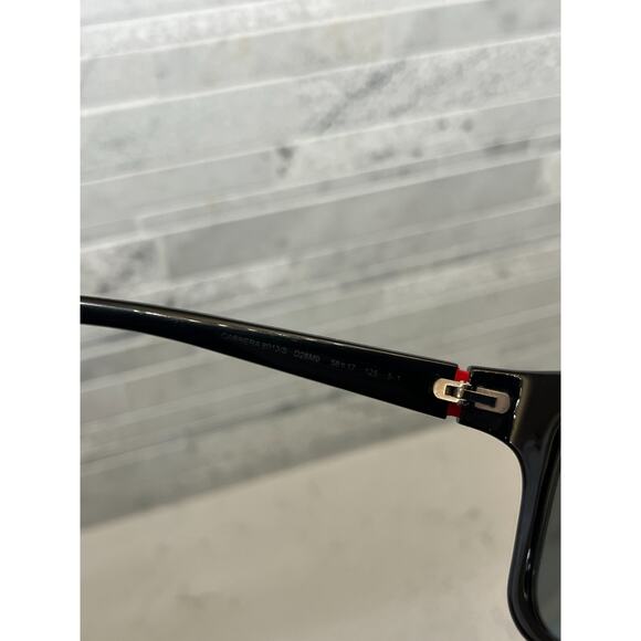 Carrera Unisex Black Red Wrap Sunglasses 8013/S D28M9 58▢17 125 "FRAMES ONLY" - Picture 6 of 8